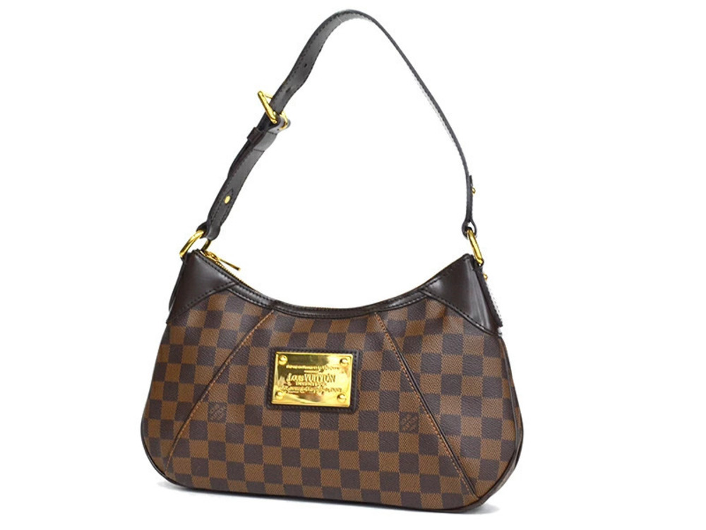 Louis Vuitton B Thames Damier Ebene Messenger Bag Brown Shoulder